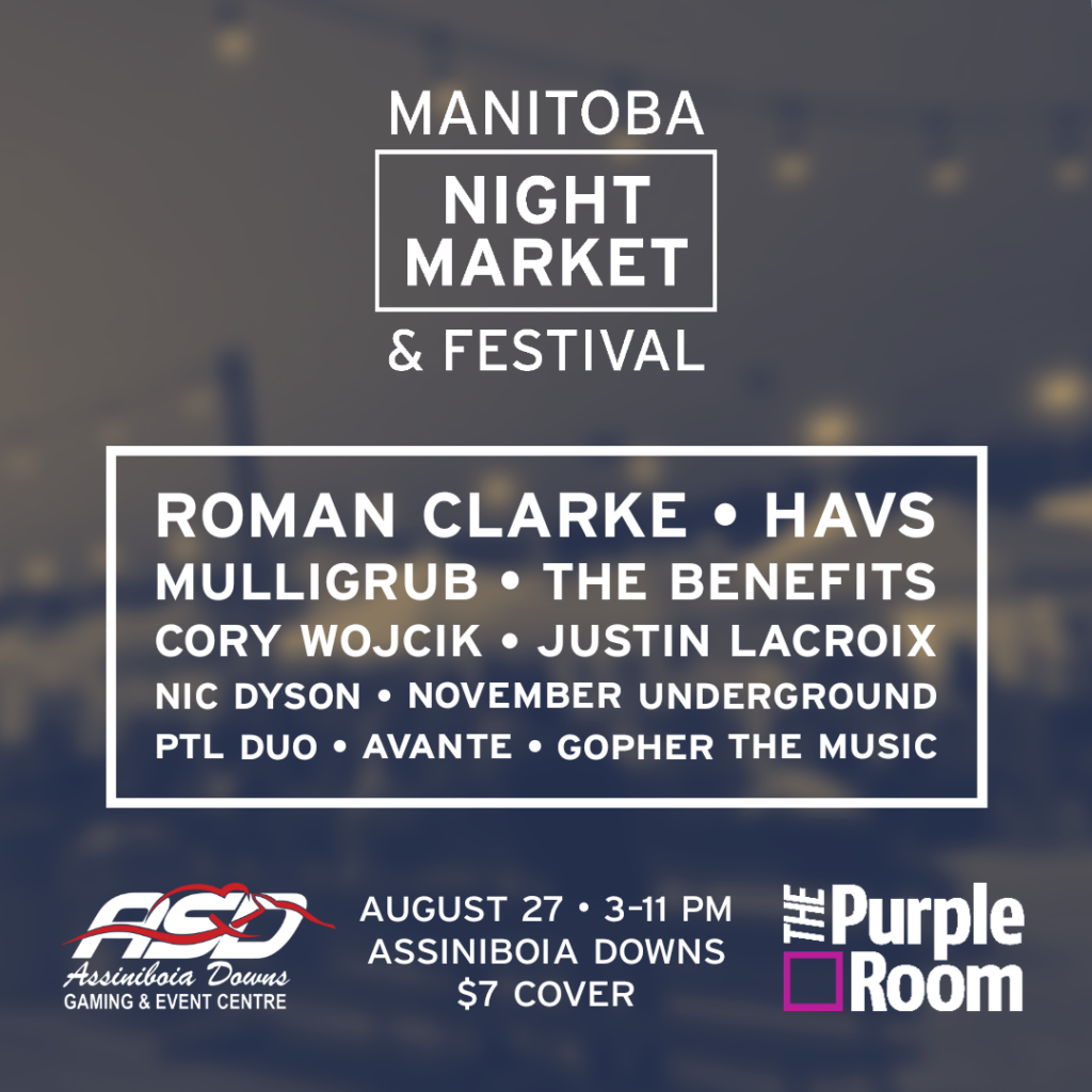 Manitoba Night Market August 27 Lineup
